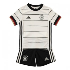 Camisolas de futebol Alemanha Criança Equipamento Principal Euro 2020 Manga Curta